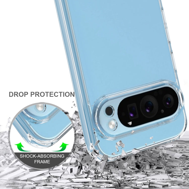 For Google Pixel 9 Pro XL Scratchproof Acrylic TPU Phone Case(Transparent) - Google Cases by buy2fix | Online Shopping UK | buy2fix