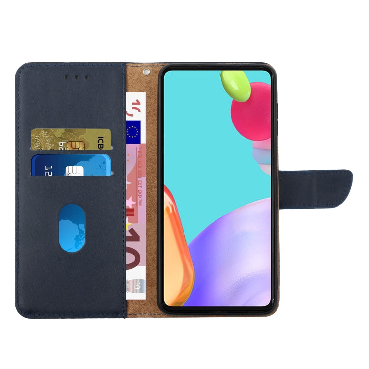 For Xiaomi 14 Pro Genuine Leather Fingerprint-proof Flip Phone Case(Blue) - 14 Pro Cases by buy2fix | Online Shopping UK | buy2fix