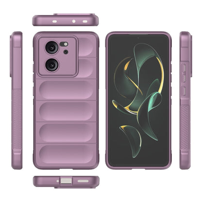 For Xiaomi Redmi K60 Ultra Magic Shield TPU + Flannel Phone Case(Purple) - Redmi K60 Ultra Cases by buy2fix | Online Shopping UK | buy2fix