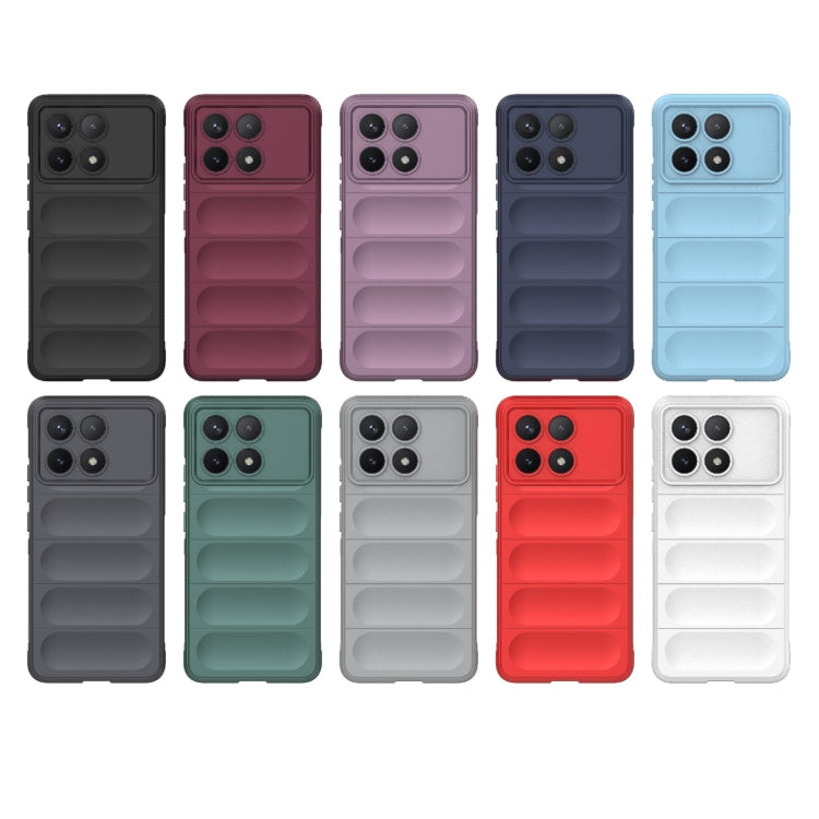 For Xiaomi Redmi K70 / K70 Pro 5G Magic Shield TPU + Flannel Phone Case(Black) - K70 Pro Cases by buy2fix | Online Shopping UK | buy2fix