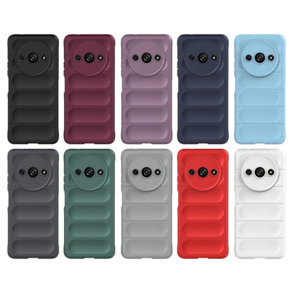 For Xiaomi Redmi A3 4G Global Magic Shield TPU + Flannel Phone Case(Dark Grey) - Xiaomi Cases by buy2fix | Online Shopping UK | buy2fix