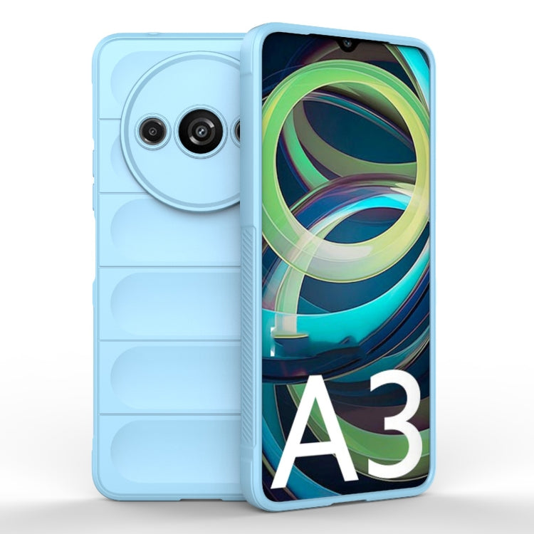 For Xiaomi Redmi A3 4G Global Magic Shield TPU + Flannel Phone Case(Light Blue) - Xiaomi Cases by buy2fix | Online Shopping UK | buy2fix