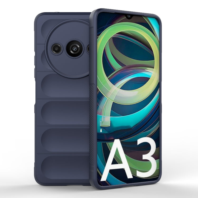 For Xiaomi Redmi A3 4G Global Magic Shield TPU + Flannel Phone Case(Dark Blue) - Xiaomi Cases by buy2fix | Online Shopping UK | buy2fix