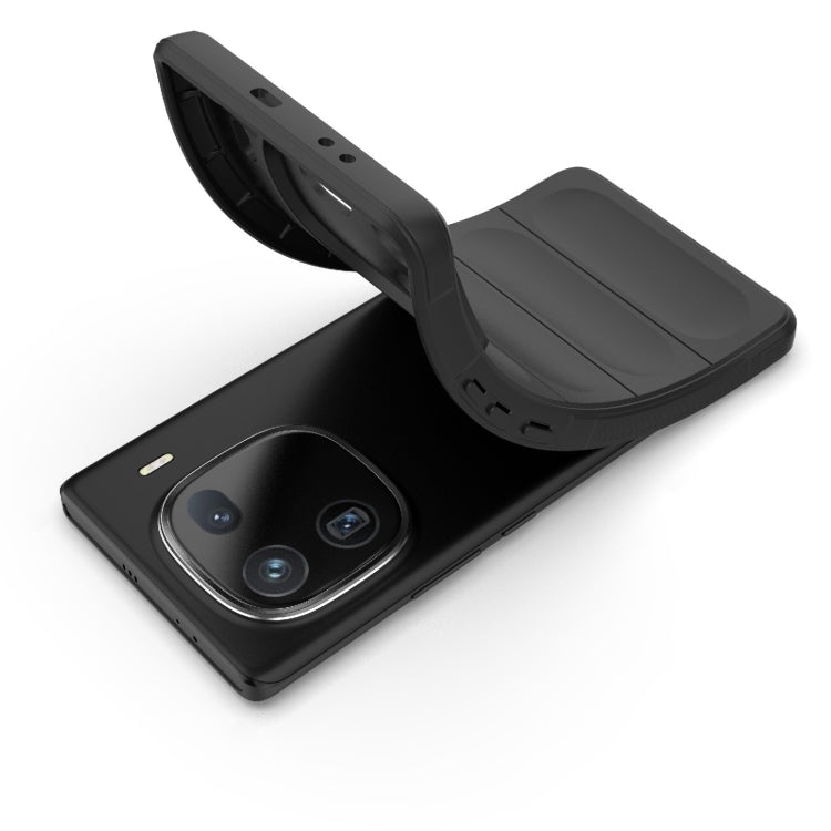 For vivo iQOO 12 Pro 5G Magic Shield TPU + Flannel Phone Case(Dark Green) - iQOO 12 Pro Cases by buy2fix | Online Shopping UK | buy2fix