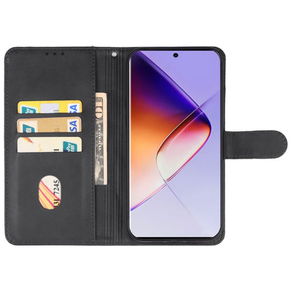 For Infinix Note 40 Pro Leather Phone Case(Black) - Infinix Cases by buy2fix | Online Shopping UK | buy2fix