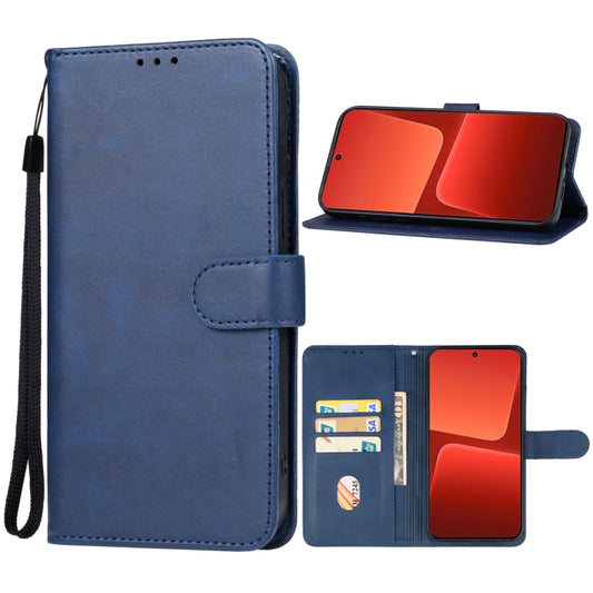 For Xiaomi 14 Leather Phone Case(Blue) - Xiaomi Cases by buy2fix | Online Shopping UK | buy2fix