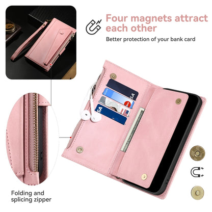 For Google Pixel 9 / 9 Pro ESEBLE Retro Frosted RFID Flip Leather Phone Case(Rose Gold) - Google Cases by ESEBLE | Online Shopping UK | buy2fix