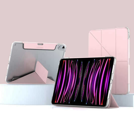 For iPad Pro 11 2022 / 2021 / 2020 Mutural Deformation Stand Smart Leather Tablet Case(Pink) - iPad Pro 11 (2022/2021) Cases by Mutural | Online Shopping UK | buy2fix