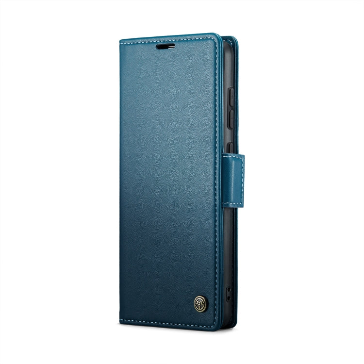 For Xiaomi Poco X6 Pro 5G/Redmi K70E 5G CaseMe 023 Butterfly Buckle Litchi Texture RFID Anti-theft Leather Phone Case(Blue) - K70E Cases by CaseMe | Online Shopping UK | buy2fix