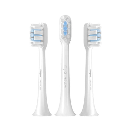 Original Xiaomi Mijia 3pcs Brush Head Standard Type for Sonic Electric Toothbrush T301 / T302(White) - Replacement Brush Heads by Xiaomi | Online Shopping UK | buy2fix