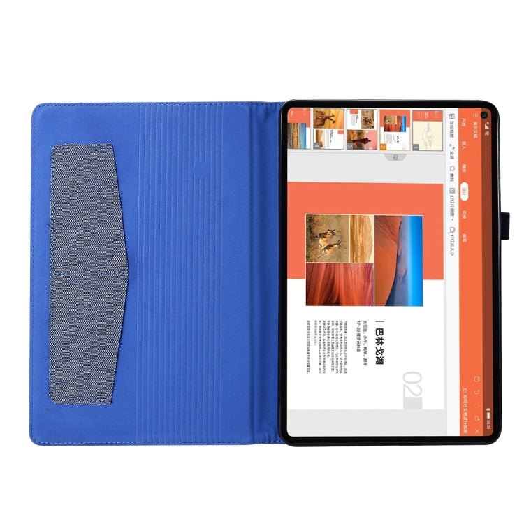 For Huawei MatePad SE 11 2024 Fabric Leather Tablet Case(Blue) - Huawei by buy2fix | Online Shopping UK | buy2fix