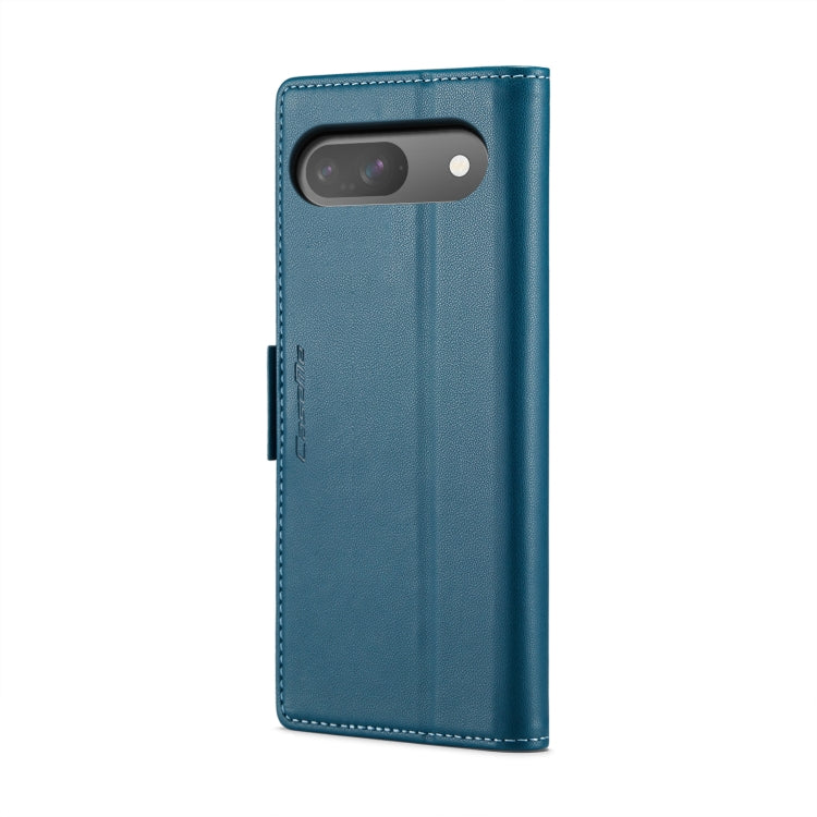 For Google Pixel 9 / 9 Pro CaseMe 023 Butterfly Buckle Litchi Texture RFID Anti-theft Leather Phone Case(Blue) - Google Cases by CaseMe | Online Shopping UK | buy2fix