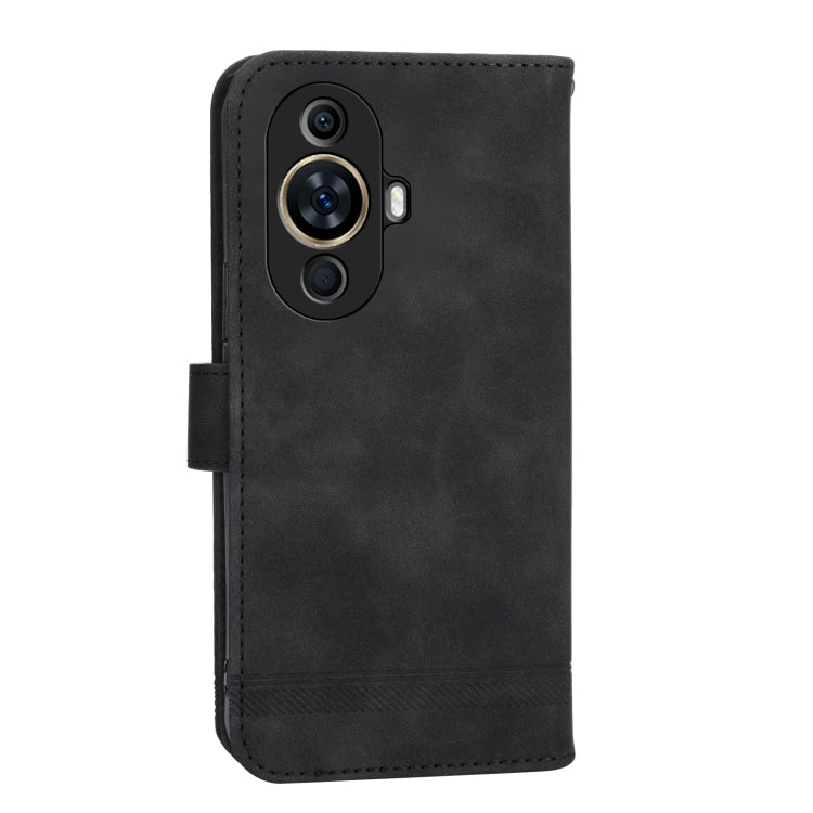 For Huawei nova 11 Dierfeng Dream Line TPU + PU Leather Phone Case(Black) - Huawei Cases by buy2fix | Online Shopping UK | buy2fix