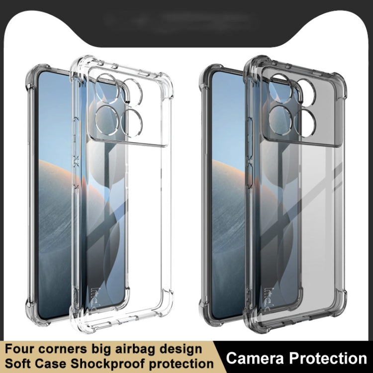 For Xiaomi Poco X6 Pro 5G/Redmi K70E 5G imak Shockproof Airbag TPU Phone Case(Transparent) - K70E Cases by imak | Online Shopping UK | buy2fix