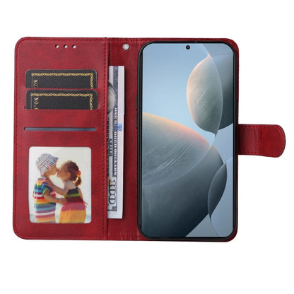 For Xiaomi Redmi K70E Classic Calf Texture Flip Leather Phone Case(Red) - K70E Cases by buy2fix | Online Shopping UK | buy2fix