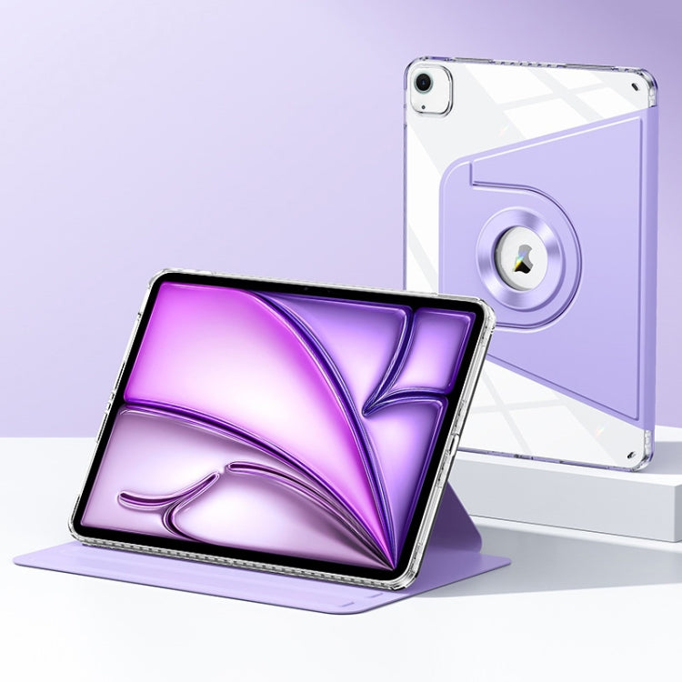 For iPad Air 11 2024 Magnetic Split Leather Smart Tablet Case(Purple) - iPad Air 11 2024 Cases by buy2fix | Online Shopping UK | buy2fix