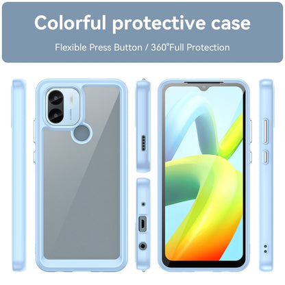 For Xiaomi Poco C50 Colorful Series Acrylic Hybrid TPU Phone Case(Blue) - Xiaomi Cases by buy2fix | Online Shopping UK | buy2fix