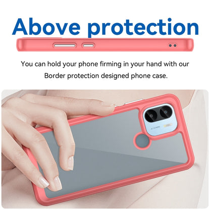 For Xiaomi Redmi A1+ Colorful Series Acrylic Hybrid TPU Phone Case(Red) - Xiaomi Cases by buy2fix | Online Shopping UK | buy2fix