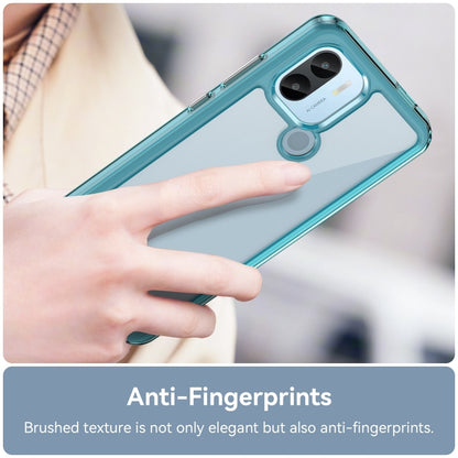 For Xiaomi Redmi A2+ Colorful Series Acrylic Hybrid TPU Phone Case(Transparent Blue) - Xiaomi Cases by buy2fix | Online Shopping UK | buy2fix