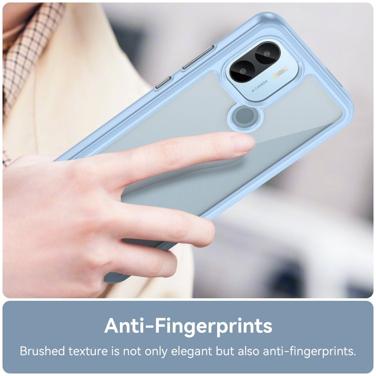 For Xiaomi Redmi A2+ Colorful Series Acrylic Hybrid TPU Phone Case(Blue) - Xiaomi Cases by buy2fix | Online Shopping UK | buy2fix