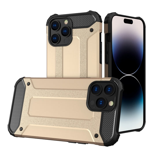 For iPhone 15 Pro Magic Armor TPU Phone Case(Gold) - iPhone 15 Pro Cases by buy2fix | Online Shopping UK | buy2fix