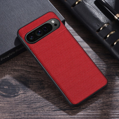 For Google Pixel 9 Nylon Cloth Texture Shockproof PC+TPU Phone Case(Red) - Google Cases by buy2fix | Online Shopping UK | buy2fix