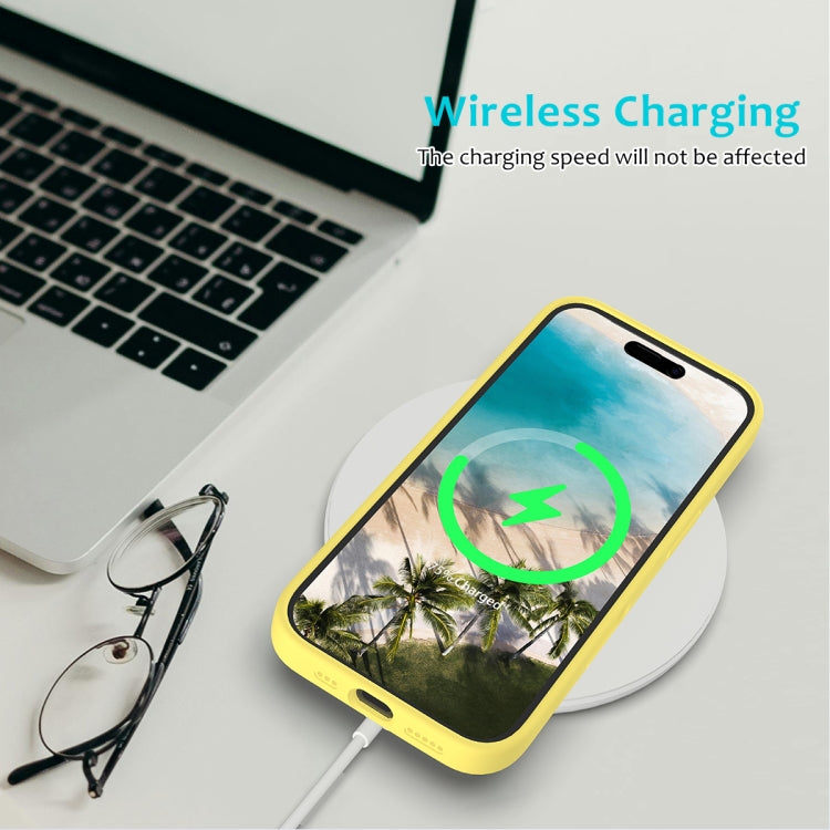 For iPhone 16 Plus Solid Color Silicone Phone Case(Lemon Yellow) - More iPhone Cases by buy2fix | Online Shopping UK | buy2fix