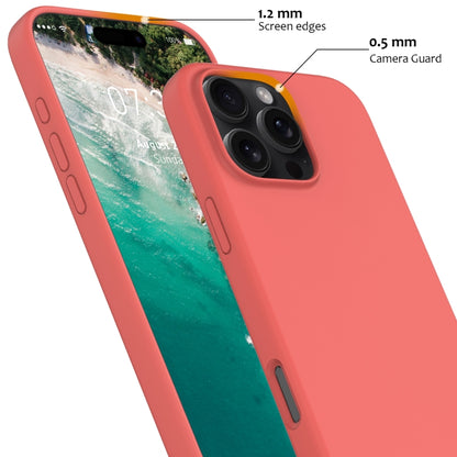 For iPhone 16 Pro Shockproof Silicone Magsafe Phone Case(Pink Orange) - iPhone 16 Pro Cases by buy2fix | Online Shopping UK | buy2fix