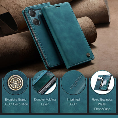 For Xiaomi Redmi 13C 4G Global / 13C 5G CaseMe 013 Multifunctional Horizontal Flip Leather Phone Case(Blue) - Xiaomi Cases by CaseMe | Online Shopping UK | buy2fix