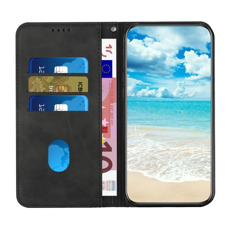 For Xiaomi Redmi K70E Diamond Splicing Skin Feel Magnetic Leather Phone Case(Black) - K70E Cases by buy2fix | Online Shopping UK | buy2fix