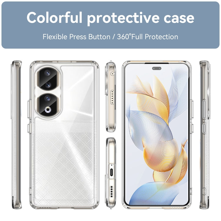 For Honor 80 Pro Colorful Series Acrylic Hybrid TPU Phone Case(Transparent) - Honor Cases by buy2fix | Online Shopping UK | buy2fix