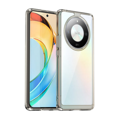 For Honor X50 Pro Colorful Series Acrylic Hybrid TPU Phone Case(Transparent Grey) - Honor Cases by buy2fix | Online Shopping UK | buy2fix