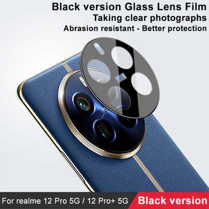 For Realme 12 Pro 5G / 12 Pro+ 5G IMAK Rear Camera Lens Glass Film Black Version - Other by imak | Online Shopping UK | buy2fix