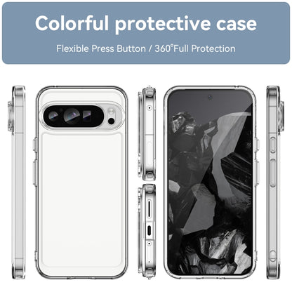 For Google Pixel 9 Pro Candy Series TPU Phone Case(Transparent) - Google Cases by buy2fix | Online Shopping UK | buy2fix