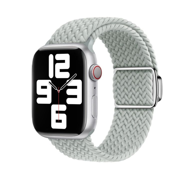 For Apple Watch Ultra 2 49mm Nylon Loop Magnetic Buckle Watch Band(Light Grey) - Watch Bands by buy2fix | Online Shopping UK | buy2fix