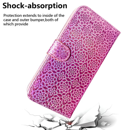 For Motorola Moto G Play 4G 2024 Colorful Magnetic Buckle Leather Phone Case(Pink) - Motorola Cases by buy2fix | Online Shopping UK | buy2fix