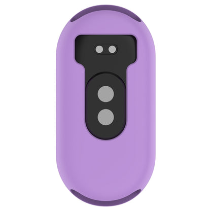 For Xiaomi Mi Band 8 Pure Color Silicone Watch Protective Case(Purple) - Watch Cases by buy2fix | Online Shopping UK | buy2fix