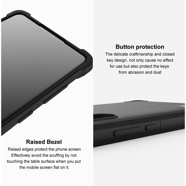 For Sony Xperia 5 V imak Shockproof Airbag TPU Phone Case(Matte Grey) - Sony Cases by imak | Online Shopping UK | buy2fix