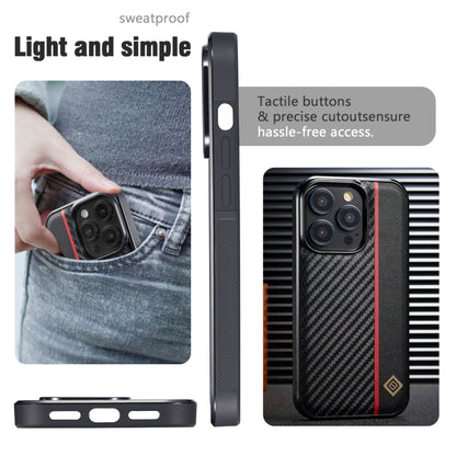 For Samsung Galaxy S22 Ultra LC.IMEEKE 3 in 1 Carbon Fiber Texture Shockproof Phone Case(Black) - Galaxy S22 Ultra 5G Cases by LC.IMEEKE | Online Shopping UK | buy2fix