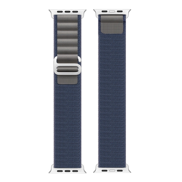 For Apple Watch Series 8 41mm DUX DUCIS GS Series Nylon Loop Watch Band(Blue) - Watch Bands by DUX DUCIS | Online Shopping UK | buy2fix