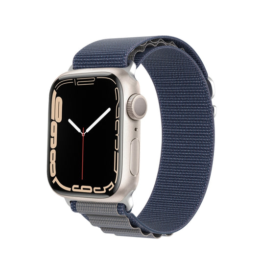 For Apple Watch SE 40mm DUX DUCIS GS Series Nylon Loop Watch Band(Blue) - Watch Bands by DUX DUCIS | Online Shopping UK | buy2fix