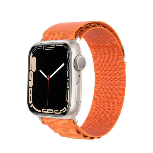 For Apple Watch Series 5 40mm DUX DUCIS GS Series Nylon Loop Watch Band(Orange) - Watch Bands by DUX DUCIS | Online Shopping UK | buy2fix