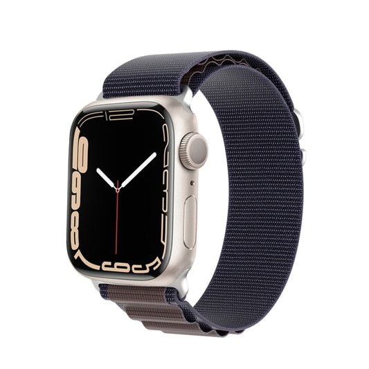 For Apple Watch Series 5 40mm DUX DUCIS GS Series Nylon Loop Watch Band(Indigo Blue) - Watch Bands by DUX DUCIS | Online Shopping UK | buy2fix