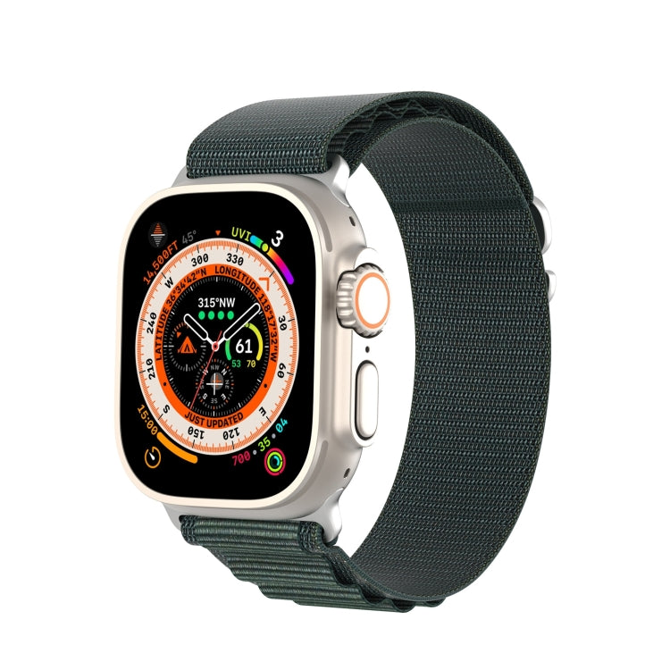 For Apple Watch Ultra 2 49mm DUX DUCIS GS Series Nylon Loop Watch Band(Green) - Watch Bands by DUX DUCIS | Online Shopping UK | buy2fix