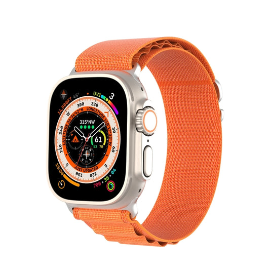 For Apple Watch Ultra 2 49mm DUX DUCIS GS Series Nylon Loop Watch Band(Orange) - Watch Bands by DUX DUCIS | Online Shopping UK | buy2fix