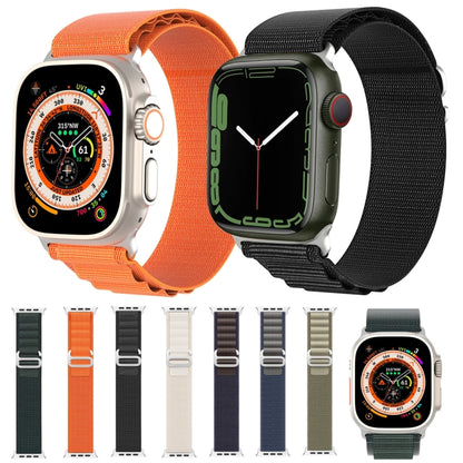 For Apple Watch Series 8 41mm DUX DUCIS GS Series Nylon Loop Watch Band(Orange) - Watch Bands by DUX DUCIS | Online Shopping UK | buy2fix