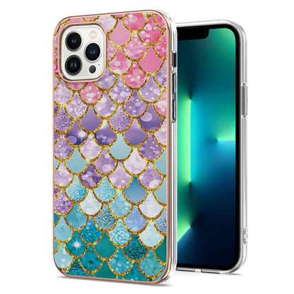 For iPhone 16 Pro Max Electroplating Pattern IMD TPU Shockproof Case(Colorful Scales) - iPhone 16 Pro Max Cases by buy2fix | Online Shopping UK | buy2fix