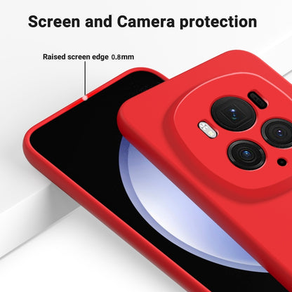 For Honor Magic6 Pro Pure Color Liquid Silicone Shockproof Phone Case(Red) - Honor Cases by buy2fix | Online Shopping UK | buy2fix