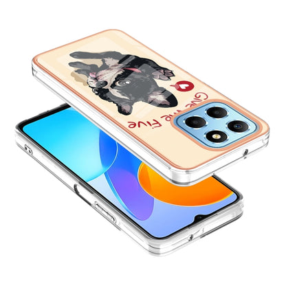 For Honor X8 5G / X6 4G Electroplating Marble Dual-side IMD Phone Case(Lucky Dog) - Honor Cases by buy2fix | Online Shopping UK | buy2fix