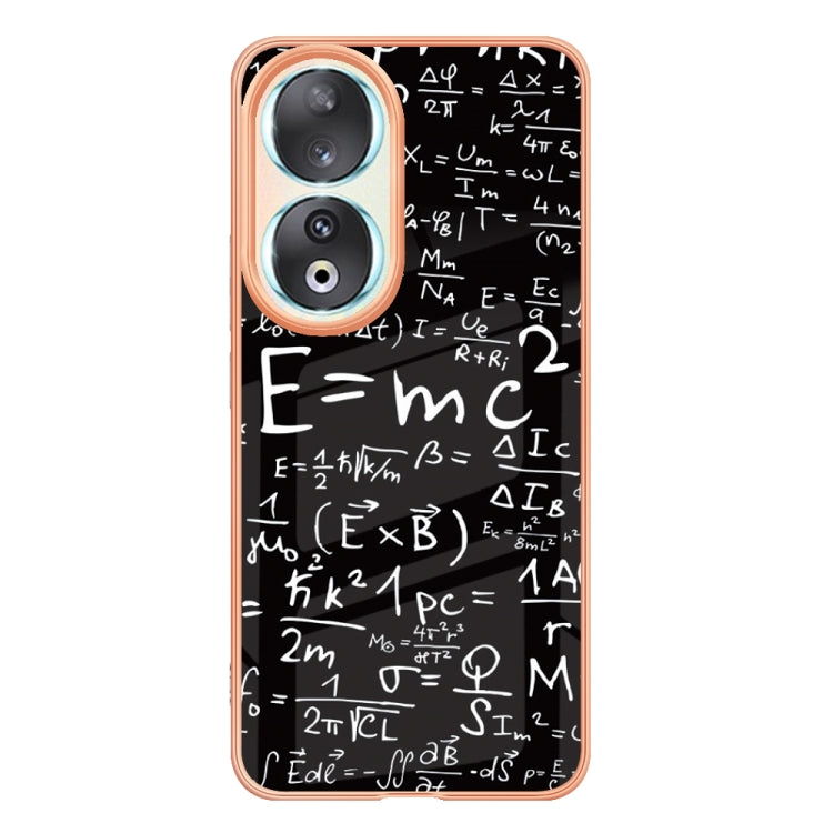 For Honor 90 5G Electroplating Marble Dual-side IMD Phone Case(Equation) - Honor Cases by buy2fix | Online Shopping UK | buy2fix